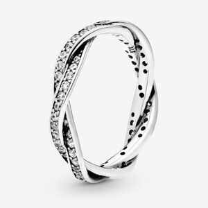 Pandora twisted lines ring